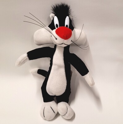 8"H Sylvester Looney Tunes Beanbag Character