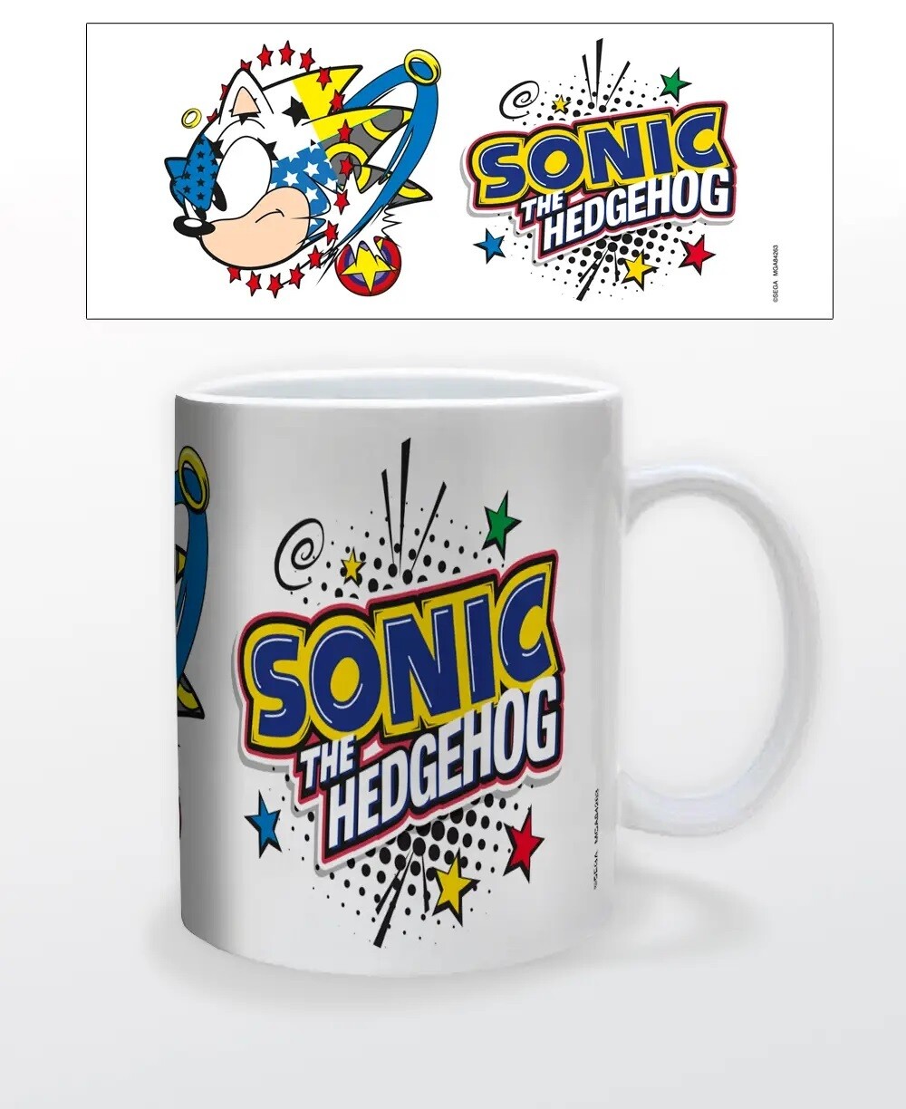 Sonic "Comic" 11 Ounce Ceramic Mug