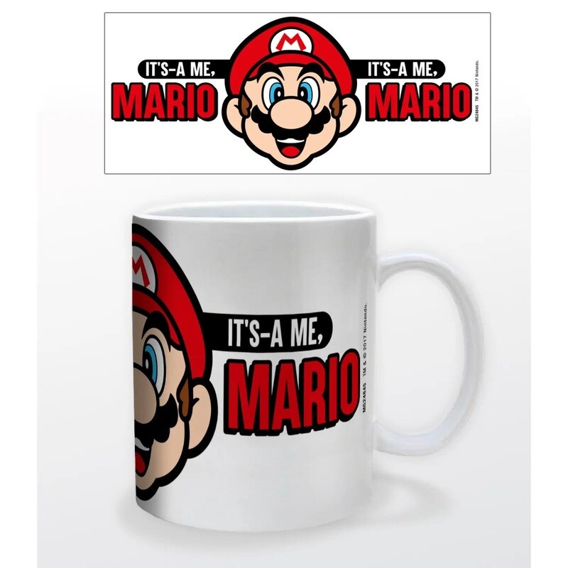 Super Mario &quot;It&#39;s-A Me, Mario&quot; 11 Ounce Ceramic Mug