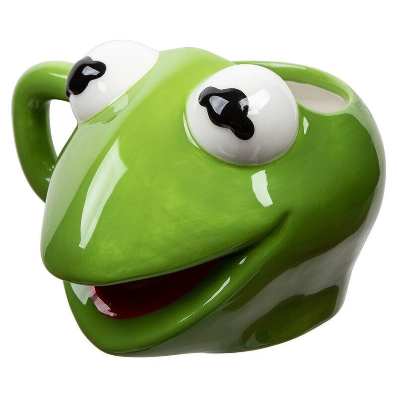 Kermit Muppets 20 oz. Premium Sculpted Ceramic Mug