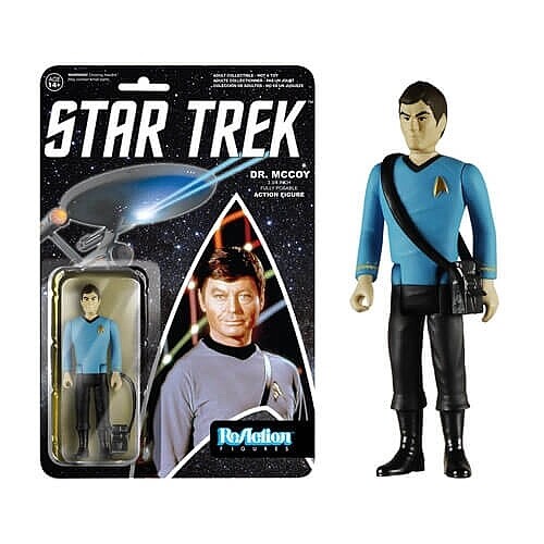 3 3/4"H Dr. McCoy from Star Trek ReAction Figure