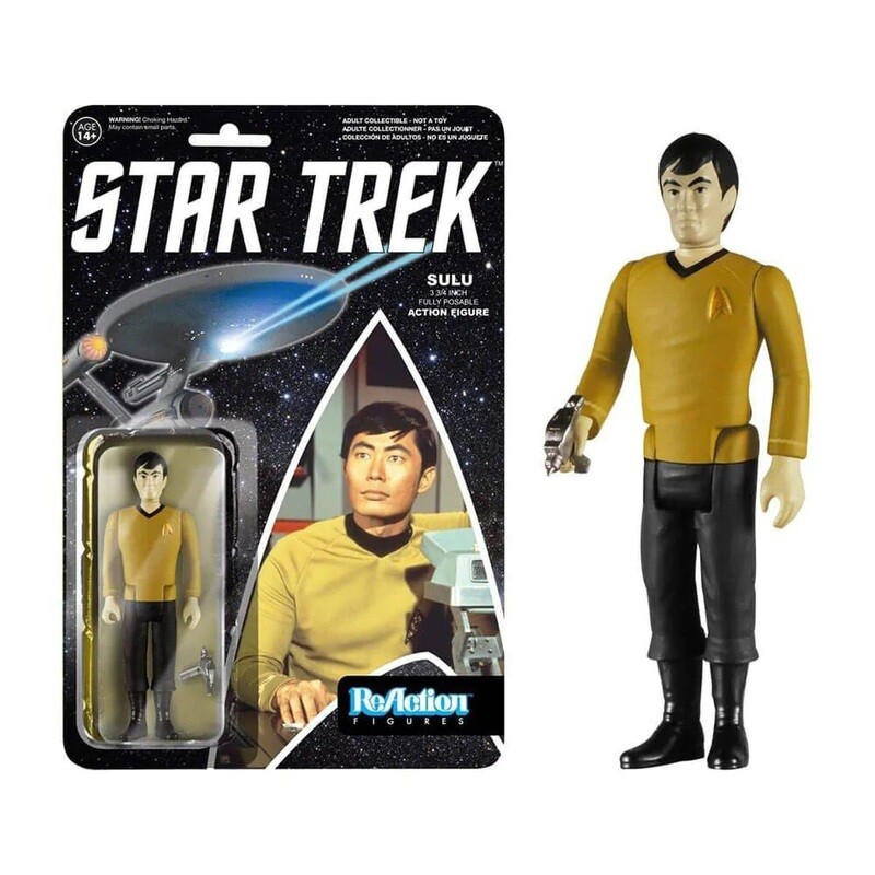 Star Trek 3 3/4&quot;H Sulu ReAction Figure