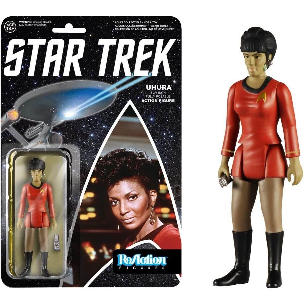 3 3/4"H Uhura from Star Trek ReAction Figure