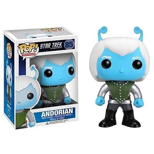 Star Trek Andorian 3 3/4&quot;H POP! Television Vinyl Figure #85 - Slightly Damaged Box