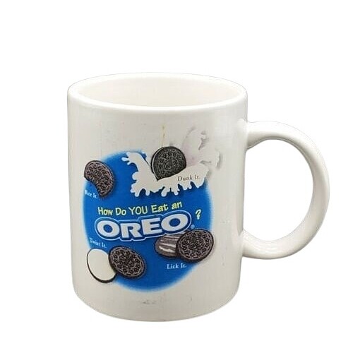 Oreo Ceramic Mug &quot;How do YOU Eat An Oreo?&quot;