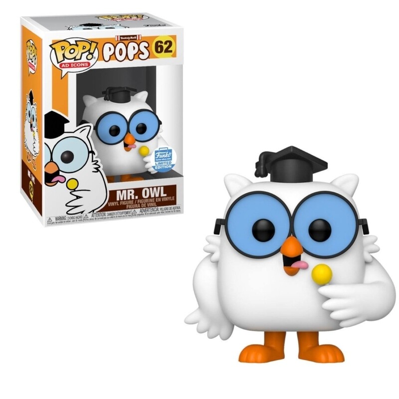Tootsie Pop Mr. Owl 3 3/4&quot;H POP! Ad Icons Vinyl Figure #62