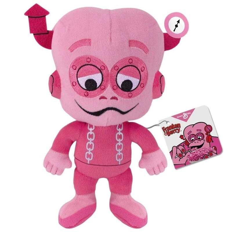 Franken Berry Monster Cereal 9&quot;H Plushie