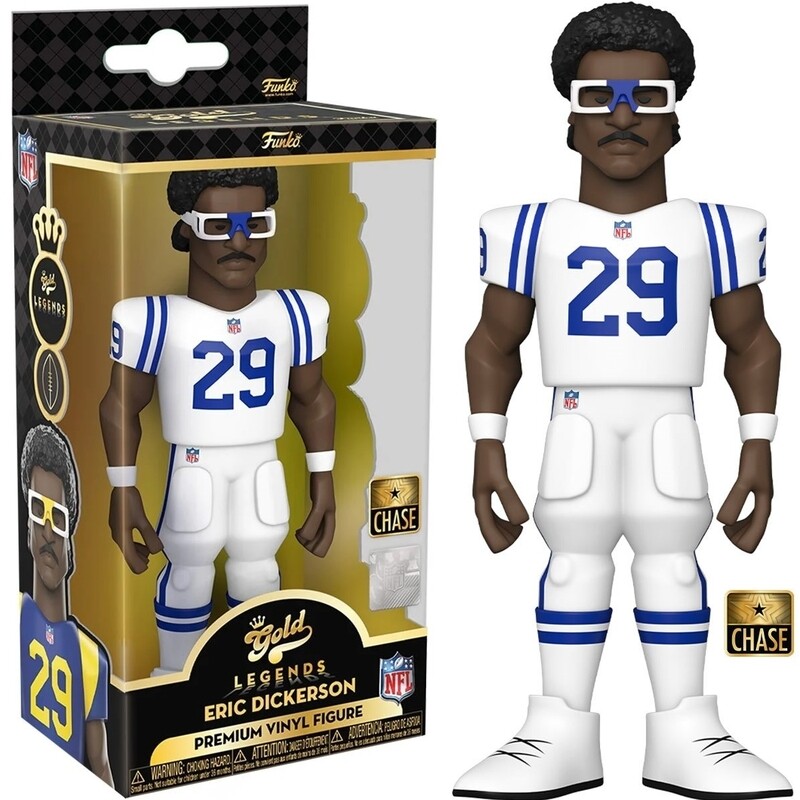 NFL Eric Dickerson - Indianapolis Colts 5&quot;H POP! GOLD Vinyl Figure - CHASE Variant