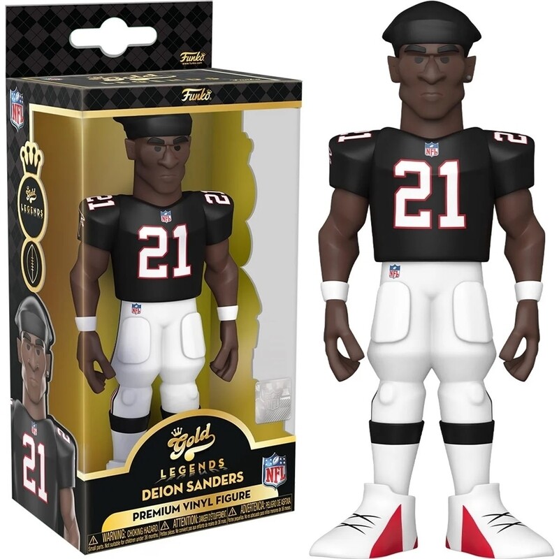 NFL Deion Sanders - Atlanta Falcons 5&quot;H POP! GOLD Vinyl Figure