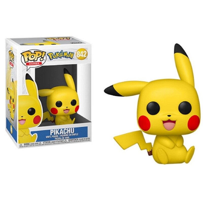 Pikachu 3 3/4&quot;H POP! Games Vinyl Figure #842