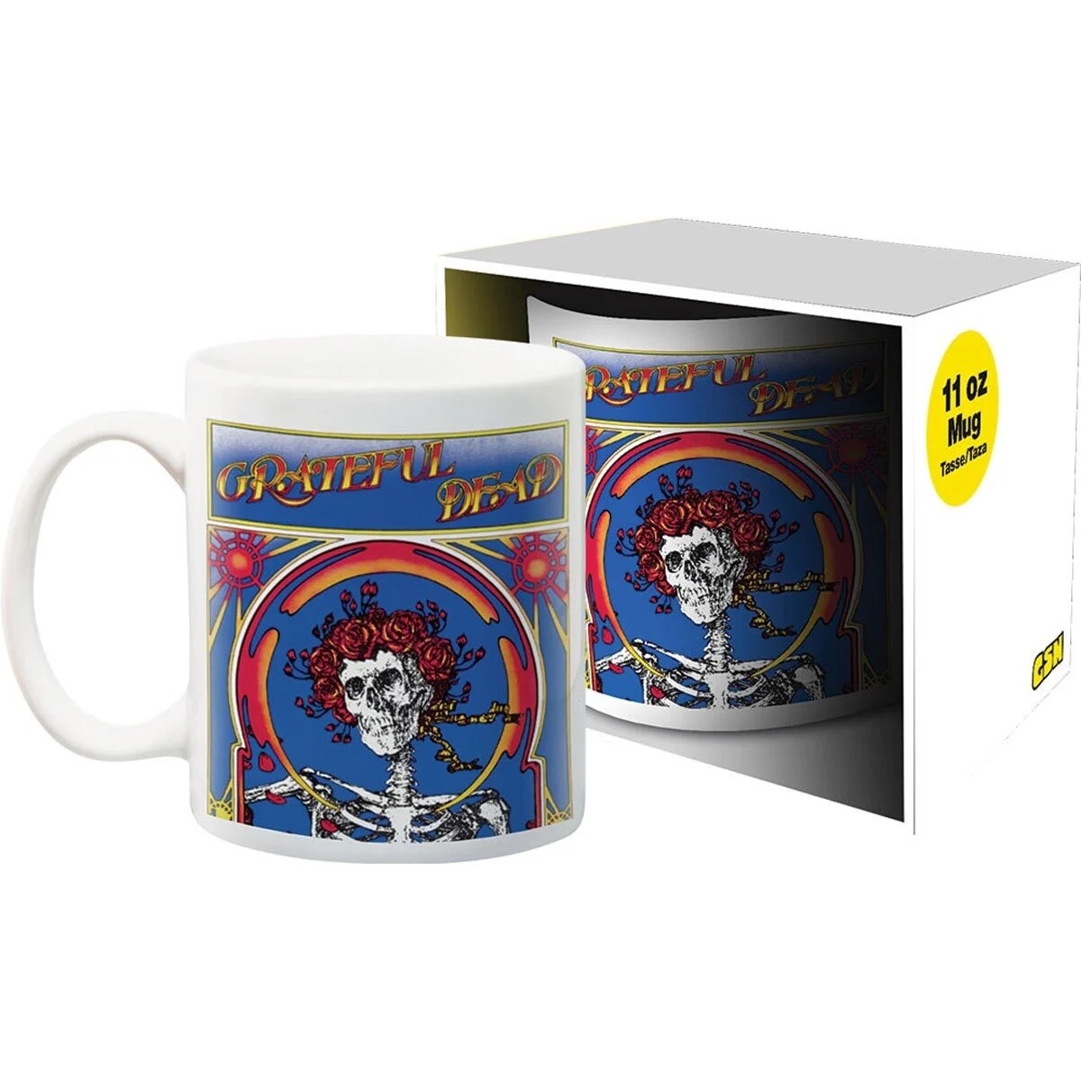 Grateful Dead Skull & Roses 11 Oz. Ceramic Mug