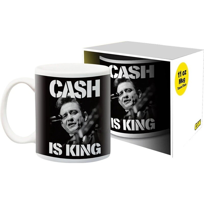 Johnny Cash "Cash is King" 11 Oz. Ceramic Mug