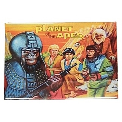 Planet of the Apes Cartoon Metal Magnet