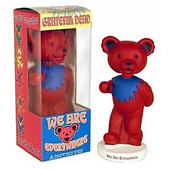 Grateful Dead RED Dancing Bear 7"H Bobblehead Doll