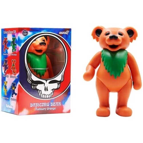 Grateful Dead ORANGE Dancing Bear &quot;Ashbury Orange&quot; Action Figure