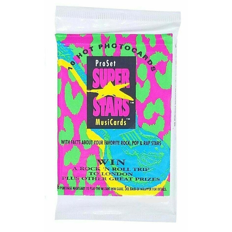 1991 ProSet Super Stars MusiCards Series 1 (10 per pack)