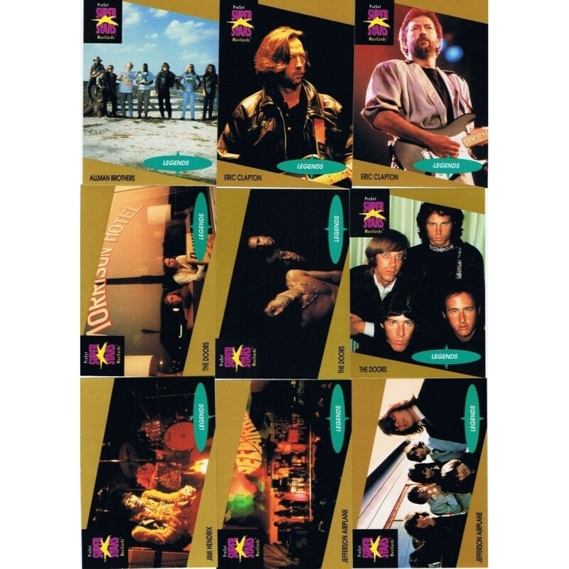 1991 ProSet Super Stars MusiCards Series 1 (10 per pack)