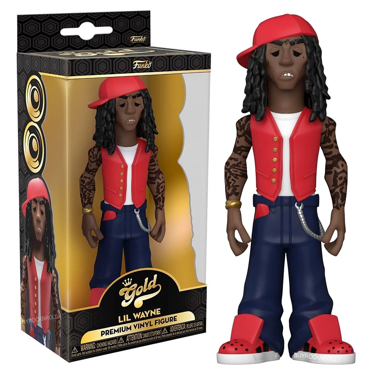 Lil Wayne 5&quot;H POP! GOLD Vinyl Figure