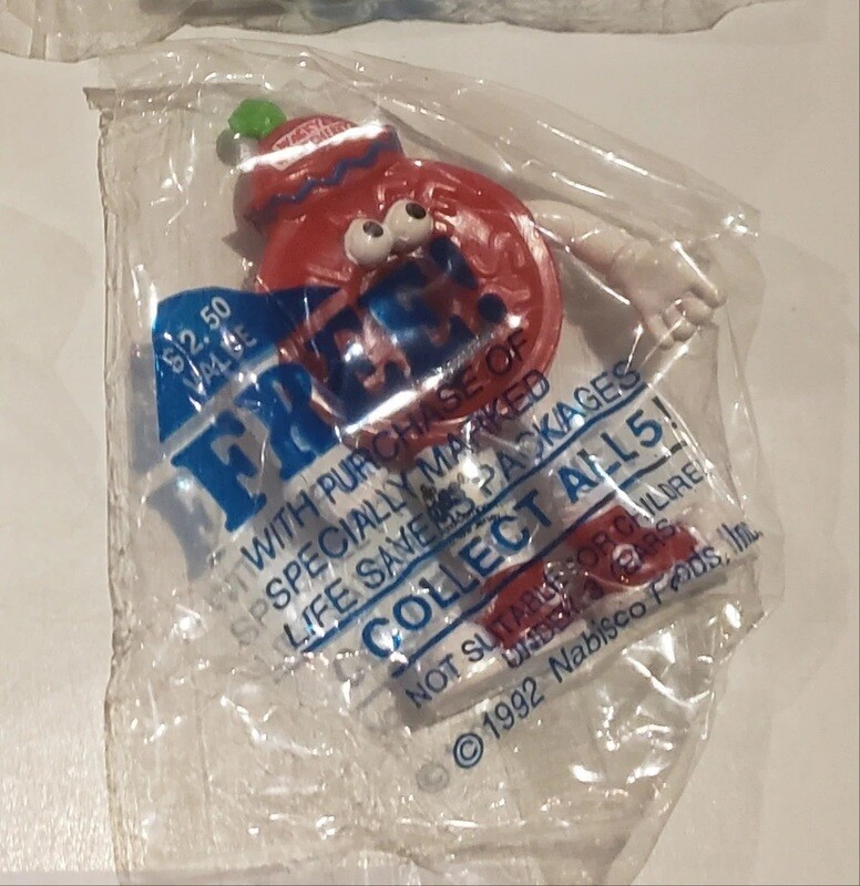 2 3/4"H Wacky Wild Cherry Lifesavers Bendy Figure