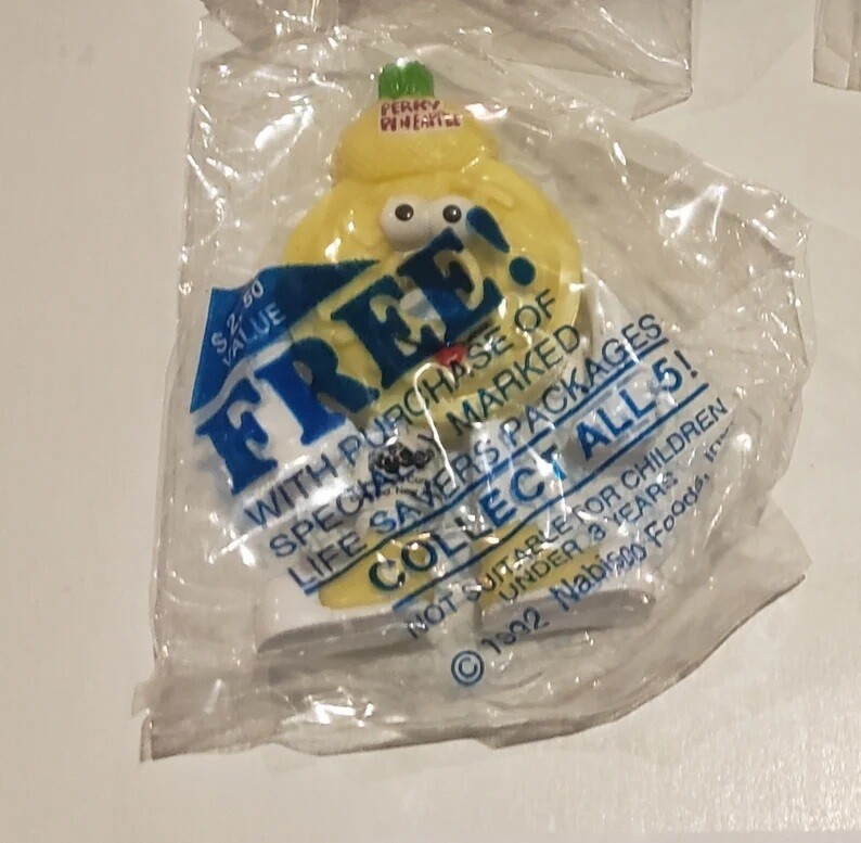 2 3/4"H Perky Pineapple Lifesavers Bendy Figure