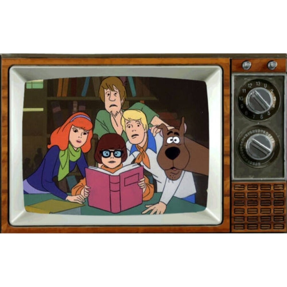 Scooby-Doo Metal TV Magnet