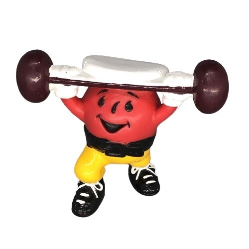 Kool-Aid Man Weight Lifter PVC Plastic Figure