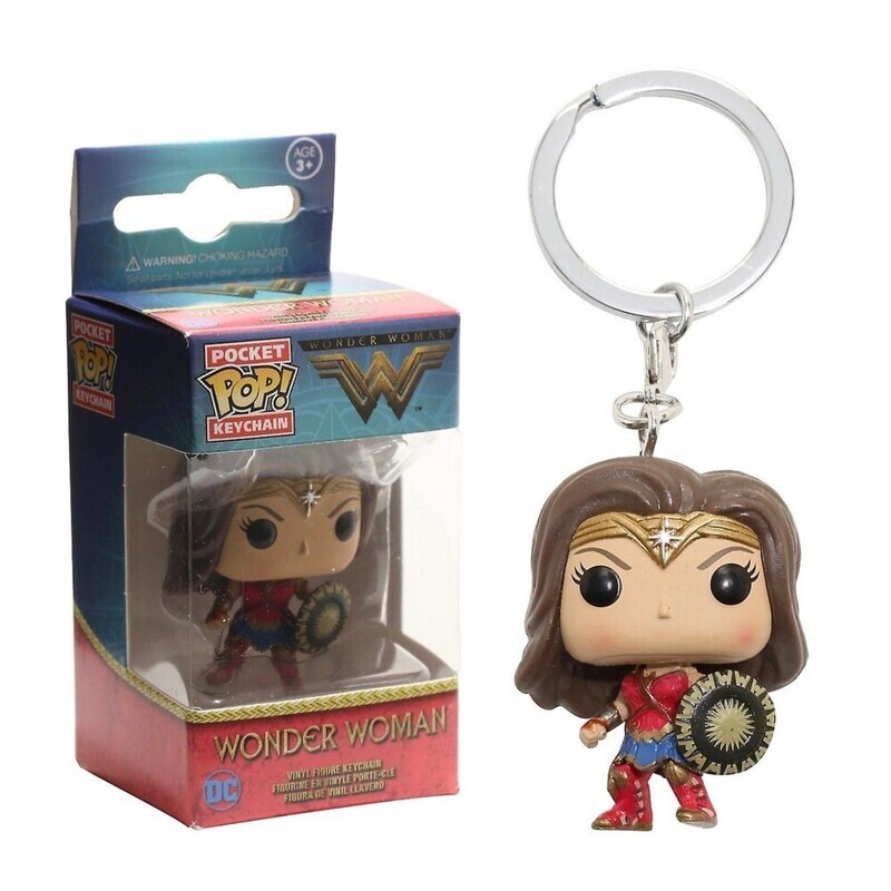 Wonder Woman WW84 Shield Pocket POP! Keychain