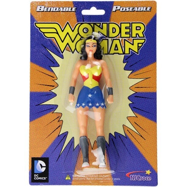 5 1/2"H Wonder Woman Bendable Figure