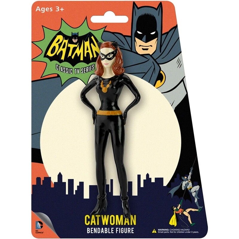 5 1/2&quot;H Cat Woman Bendable Figure