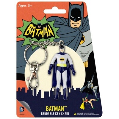 3"H Batman Bendable Figural Keychain