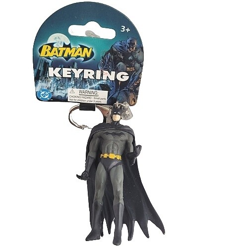 3&quot;H Batman Figural Keychain - Monogram