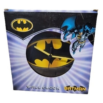 8"D Batman Plastic Wall Clock