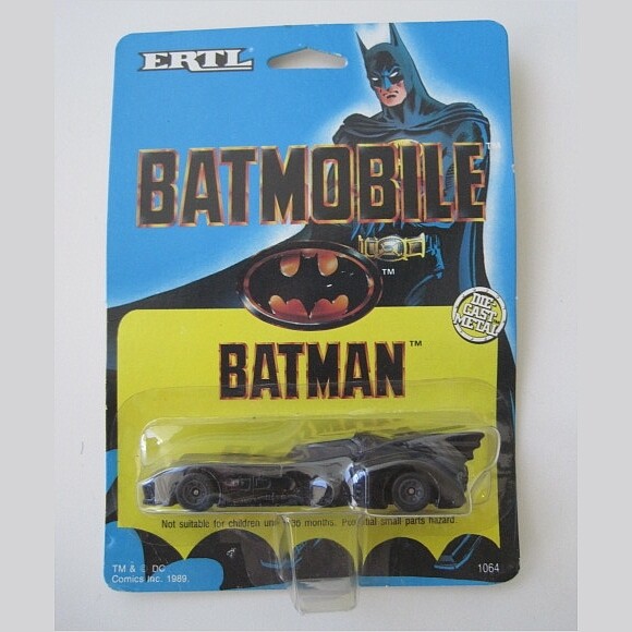 Batman Die Cast Car - 1989 ERTL