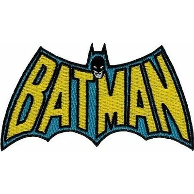 Batman "Bat" 4"L Embroidered Patch