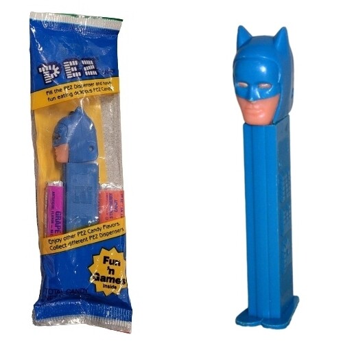Batman PEZ Dispenser Blue Package - Yugoslavia