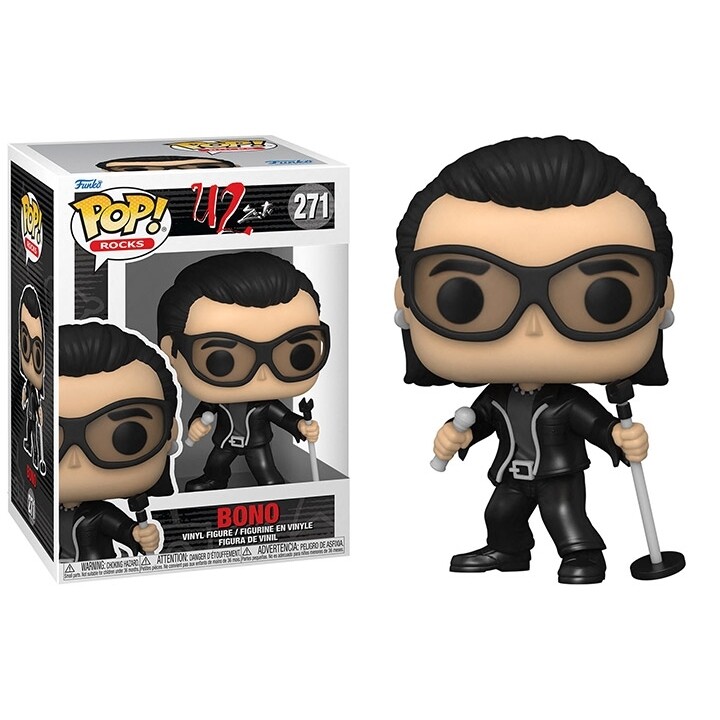 U2 Bono 3 3/4&quot;H POP! Rocks Vinyl Figure #271