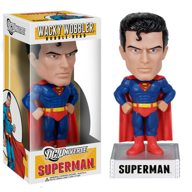 Superman DC Universe 7&quot;H Wacky Wobbler Bobblehead Doll