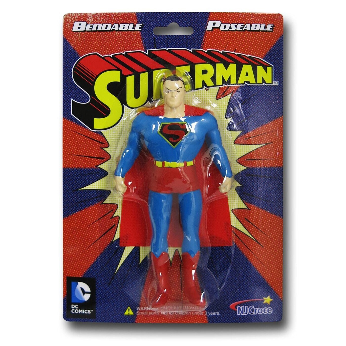 5 1/2"H DC Comics Superman Bendable Figure