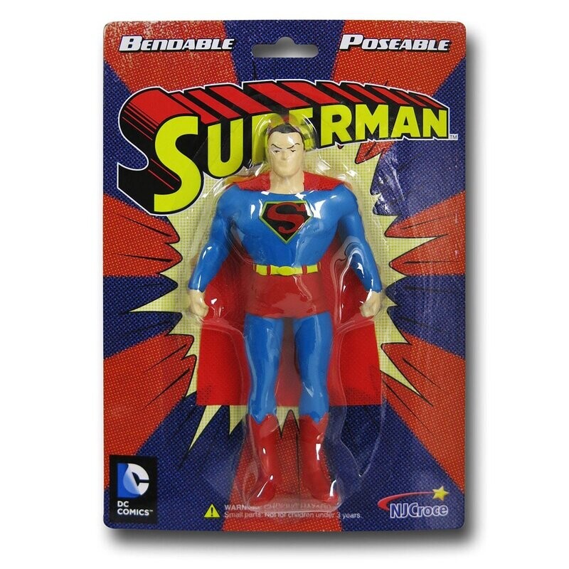 5 1/2&quot;H DC Comics Superman Bendable Figure