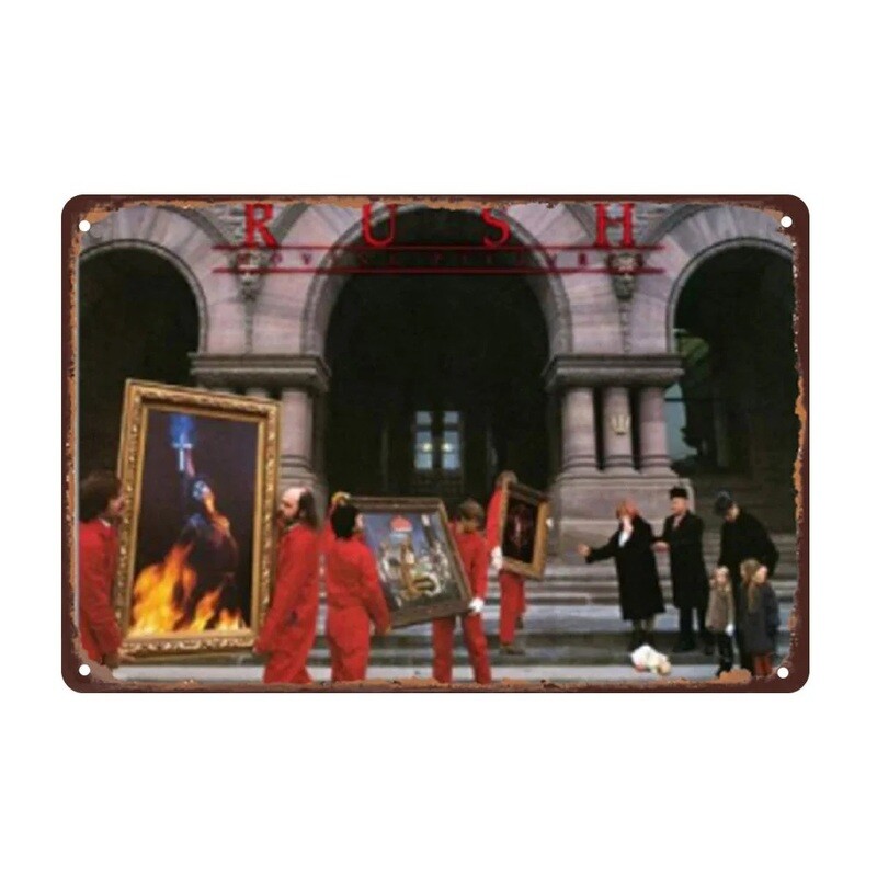 Rush &quot;Moving Pictures&quot; Metal Sign 11 3/4&quot;W x 7 3/4&quot;H