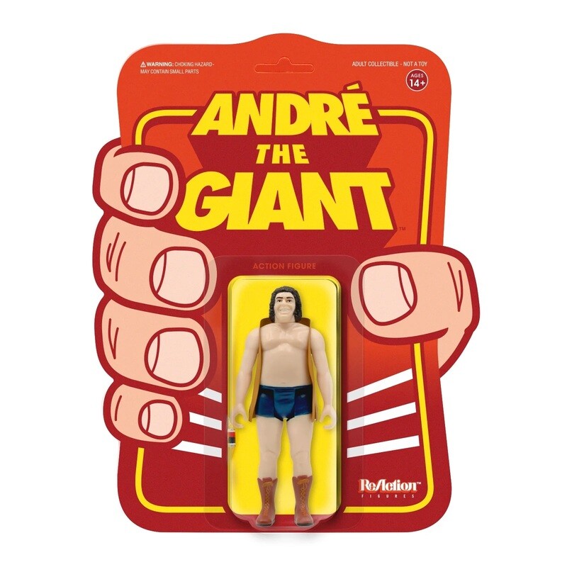WWF / WWE Andre the Giant (vest) 4 1/4&quot;H ReAction Figure