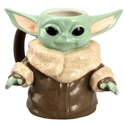 Star Wars The Mandalorin Grogu 20 oz. Premium Sculpted Ceramic Mug