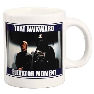 Star Wars Darth Vader and Luke Skywalker "Elevator" 12 oz. Ceramic Mug