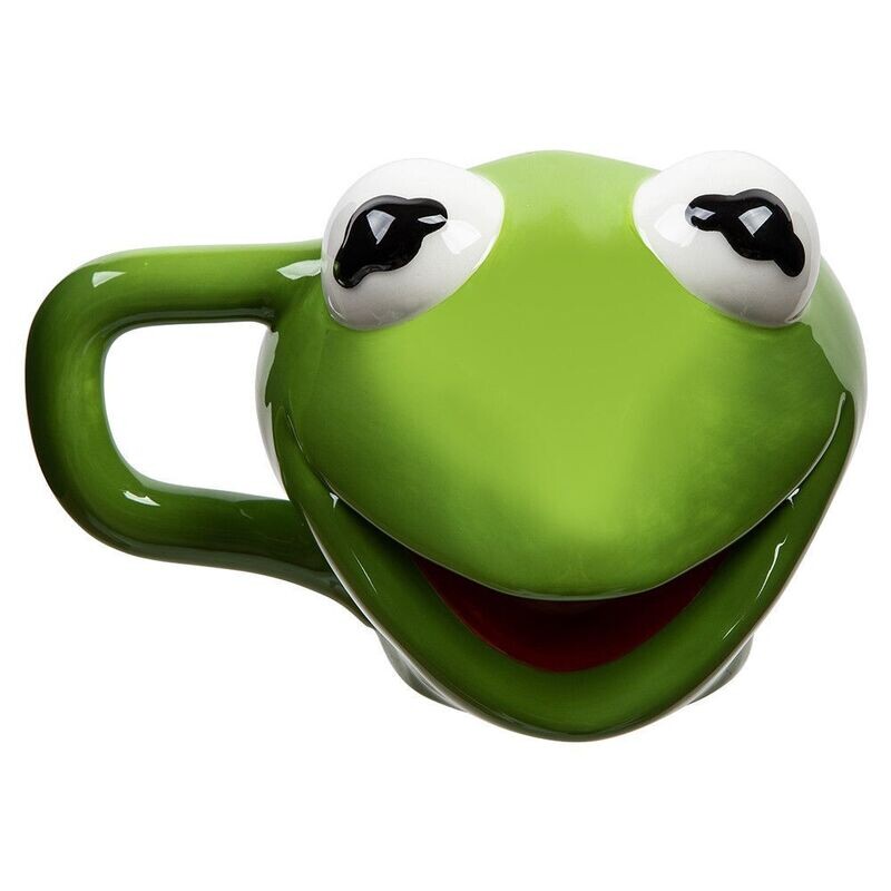 Kermit Muppets 20 oz. Premium Sculpted Ceramic Mug