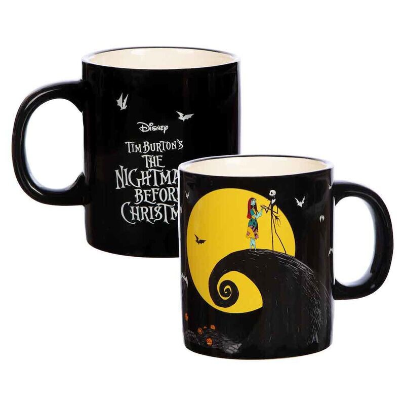 The Nightmare Before Christmas Jack and Sally 16 oz. Ceramic Mug
