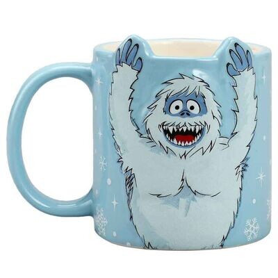 The Bumble 16 oz. Bas Relief Ceramic Mug "Give Me All Your Presents!"