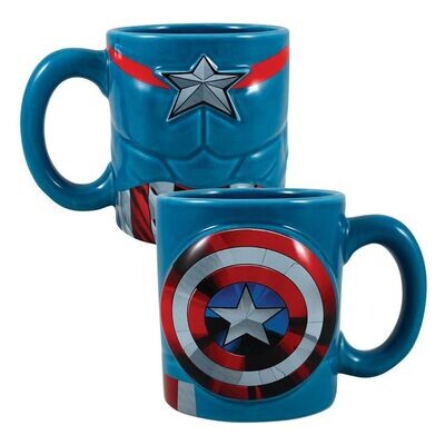Marvel - Captain America 20 oz. Sculpted Ceramic Mug