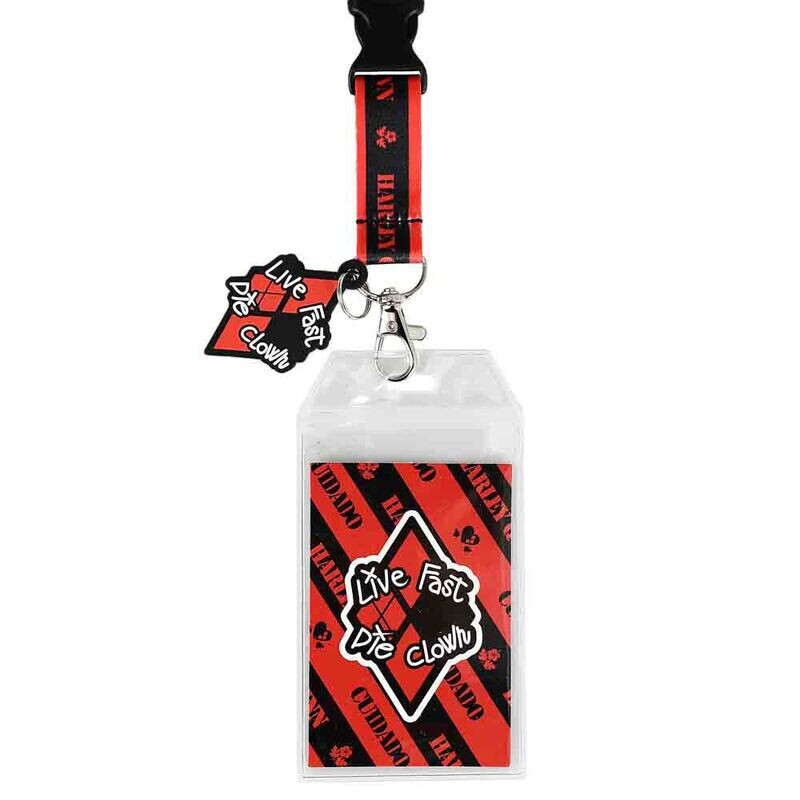 DC Comics - Harley Quinn Suicide Squad 22"L Cloth Lanyard with Pouch and Clip