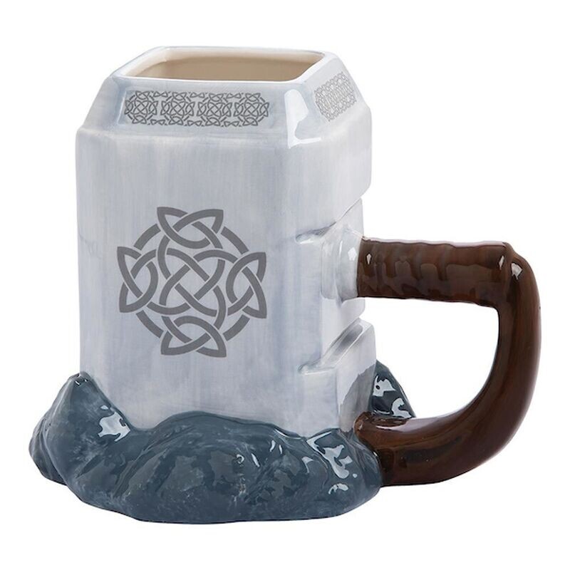 Marvel - Thor Mjolnir 20 oz. Premium Sculpted Ceramic Mug