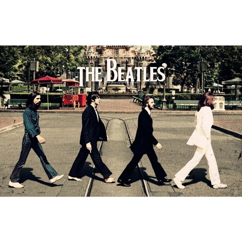 The Beatles LARGE Metal Sign